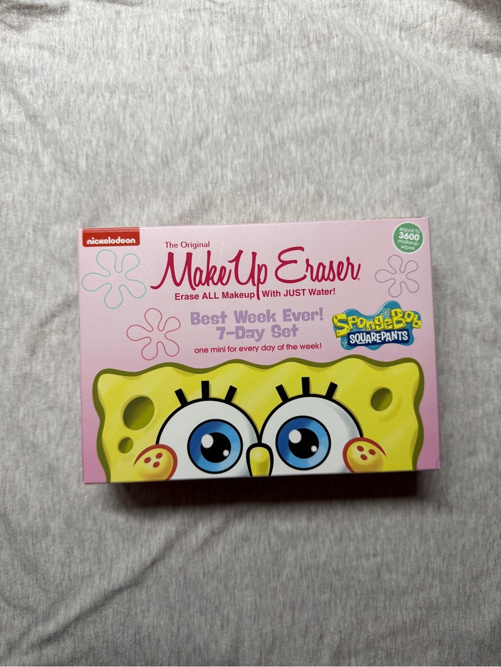 Original Make Up Eraser x Sponge Bob make up remover cloths 7 day set - Picture 6 of 7